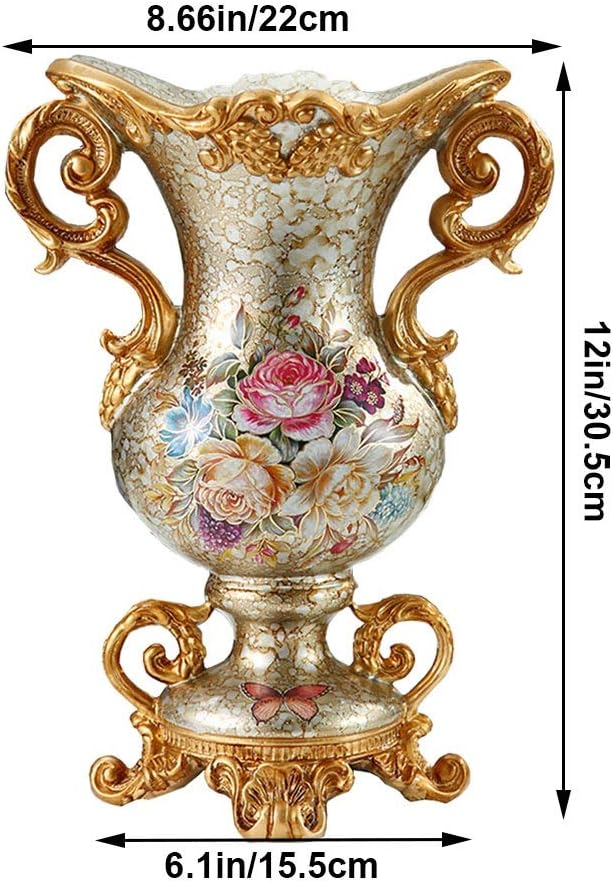 Claudiette Baroque Vase (30cm)