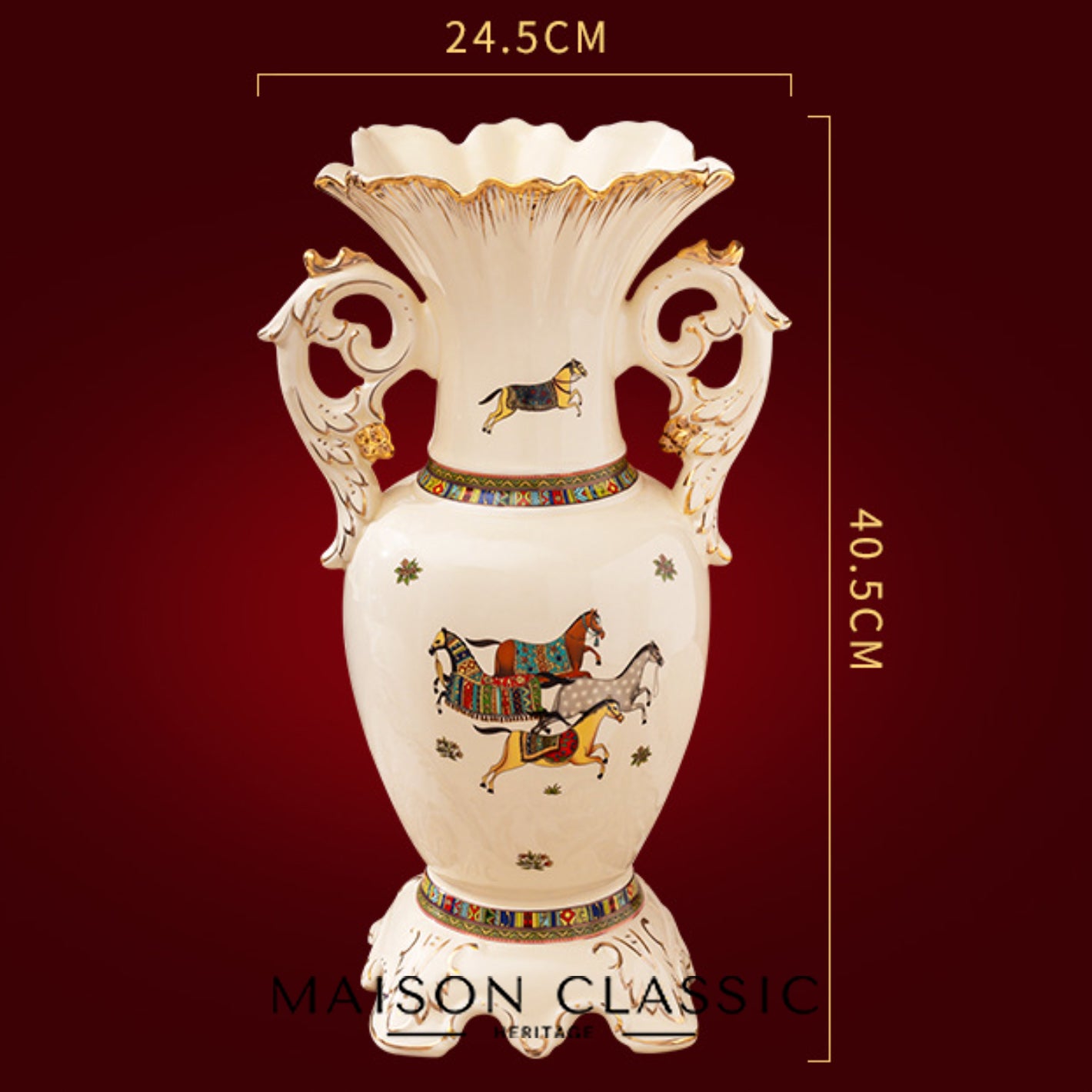 Fortuna Resin Vase (40cm)